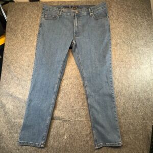 Michael Kors Men's Parker Slim Fit Size 38x30  Blue Denim Jeans